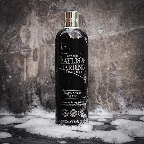 Baylis & Harding Elements Dark Amber & Fig Body Wash Ķermeņa mazgāšanas līdzeklis 500ml