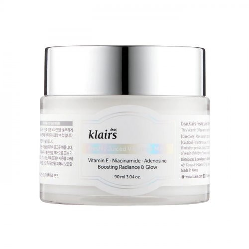 Klairs Freshly Juiced Vitamin E Mask Sejas maska - krēms ar vitamīnu E 90ml