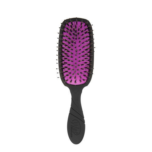 WetBrush Pro Shine Enhancer Matu suka ar dabīgiem sariem Black