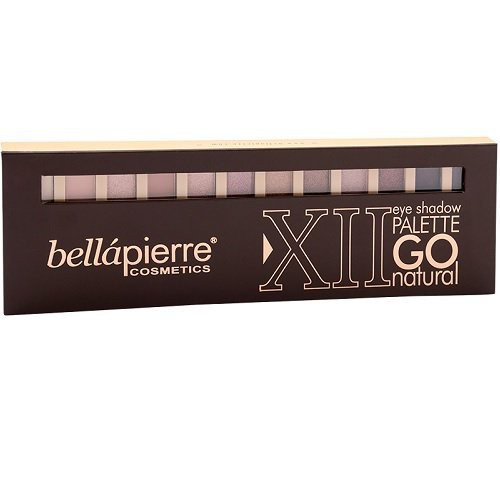 BellaPierre 12 Eyeshadow Palette-Go Natural Acu ēnas komplekts Natural