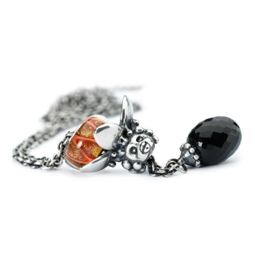 Trollbeads Fantāzijas kaklarota ar Melno Oniksu 90cm