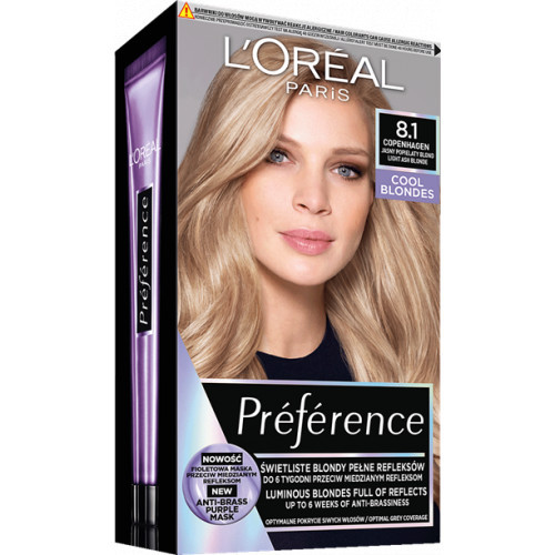 L'Oréal Paris Preference Hair Color Ilgnoturīga matu krāsa Extreme Platinum