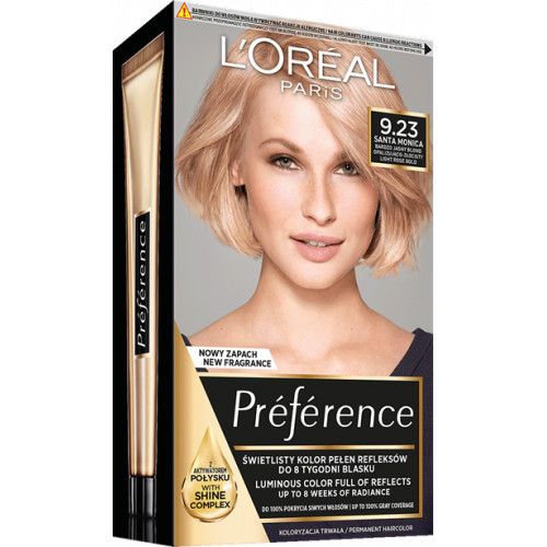 L'Oréal Paris Preference Hair Color Ilgnoturīga matu krāsa Extreme Platinum
