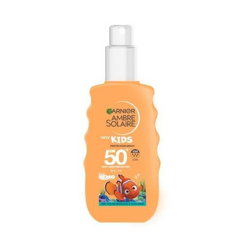 Garnier Ambre Solaire Kids Classic Spray Sun Cream SPF50 Dabīgs ismidzināms līdzeklis 150ml