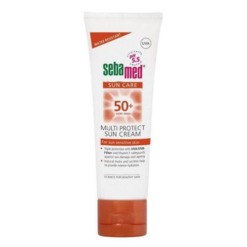 Sebamed Sun Care Multi Protect Sun Cream SPF50+ Aizsargājošs saules krēms bez smaržas 75ml