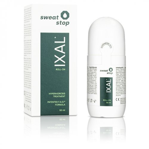 Sweatstop IXAL - Treatment of Axillary Hyperhidrosis Līdzeklis pret pārmērīgu padušu svīšanu 50ml