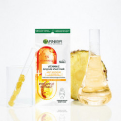Garnier Vitamin C Ampoule Sheet Mask Ampula- lokšņu maska pret nogurumu 15g