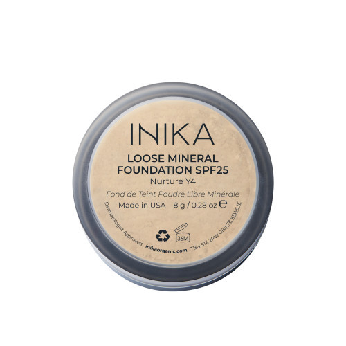 Inika Organic Loose Mineral Foundation SPF25 Birstošais minerālais pūderis 8g