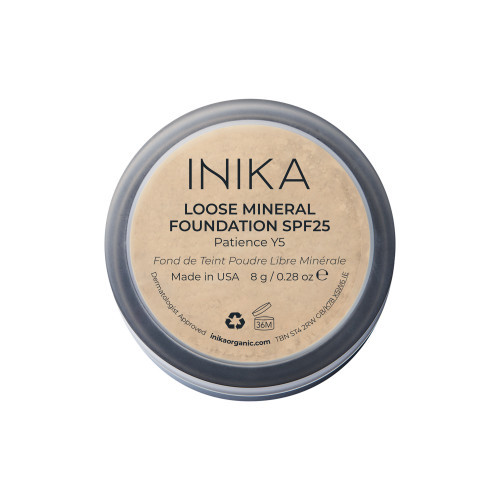 Inika Organic Loose Mineral Foundation SPF25 Birstošais minerālais pūderis 8g