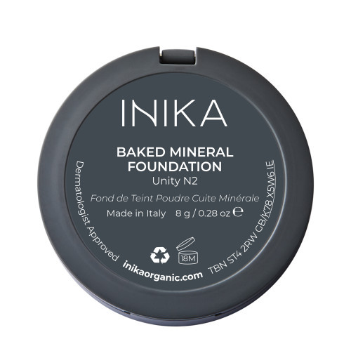 Inika Organic Baked Mineral Foundation Minerālais kompakta pūderis 8g