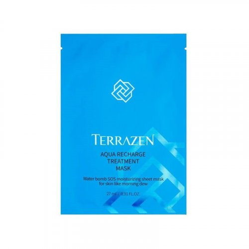 Terrazen Aqua Recharge Treatment Mask Lokšnu mitrinoša sejas maska 27ml