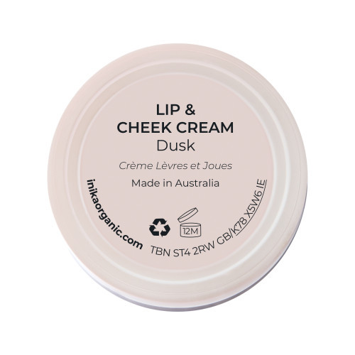 Inika Organic Certified Organic Lip & Cheek Cream Sertificēts organiskais lūpu un vaigu krēms 3.5g