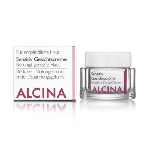 Alcina Sensitive Facial Cream Sejas krēms jūtīgai, apsārtušai ādai 50ml