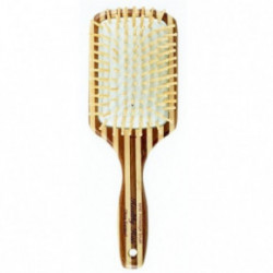 Olivia Garden Healthy Hair Eco-Friendly Natural Bamboo Brush Matu suka Ionic masāžai Large
