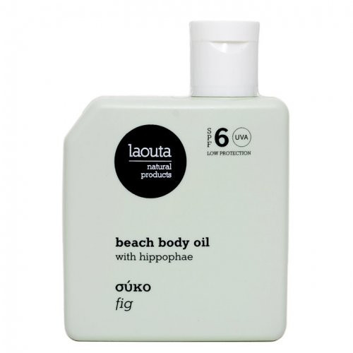 Laouta Beach Body Tanning Oil Fig SPF6 Ķermeņa sauļošanos eļļa 100ml