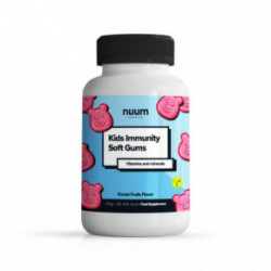 Nuum Cosmetics Kids Immunity Soft Gums Košļājamās pastilas, multivitamīnu un minerālu komplekss bērniem 210g