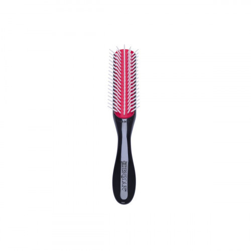 Denman D14 Mini Styler 4 Row Black Mini Ceļojumu matu suka 1gab.