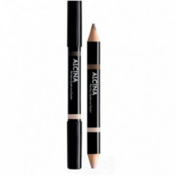 Alcina Perfect Eyebrown Styler Divpusējs uzacu modelēšanas zīmulis Dark 020