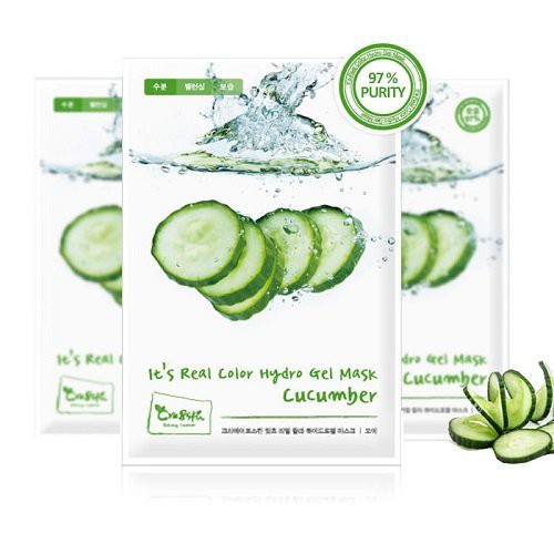 Cre8Skin It s Real Color Hydra Gel Mask Cucumber Hidrogēla gurķa sejas maska 30g