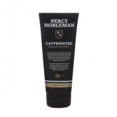 Percy Nobleman Caffeinated Shampoo and Body Wash Šampūns matiem un ķermeņim ar kofeīnu 200ml