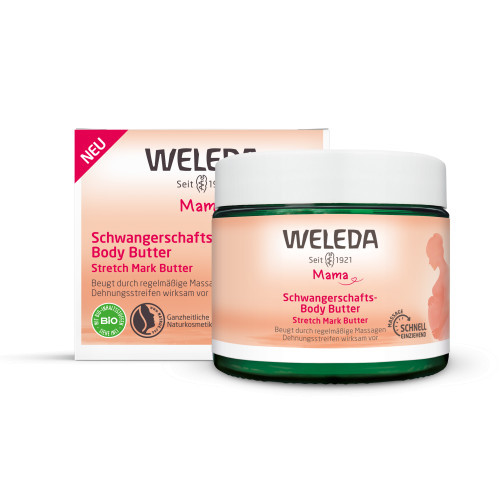 Weleda Mama Stretch Mark Ķermeņa sviests pret strijām 150ml