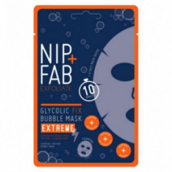 NIP + FAB Glycolic Fix Bubble Sheet Mask Extreme Dziļi attīroša lokšņu maska sejai 1gab.
