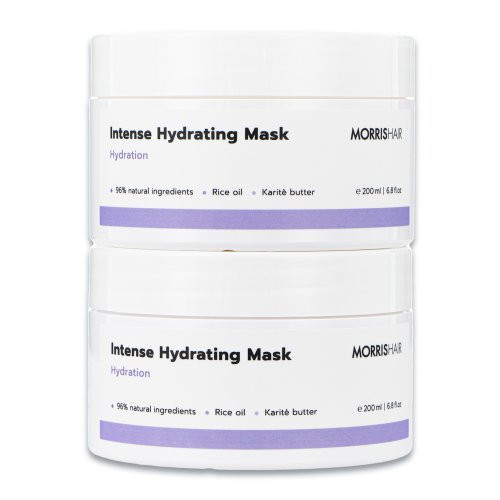 MorrisHair Hydrating Mask Duo Set Mitrinošu masku matiem komplekts