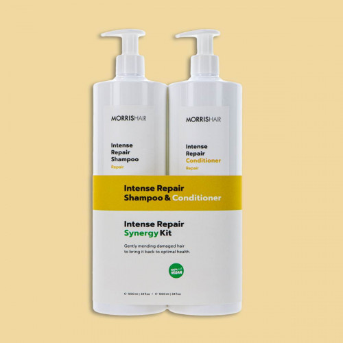 MorrisHair Intense Repair Synergy Kit Matus atjaunojošs komplekts 1000+1000ml