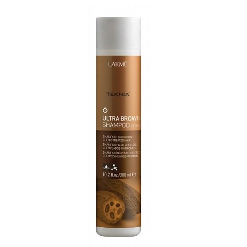 Lakme Teknia Ultra Brown Brūnas krāsas atjaunojošs šampūns 300ml