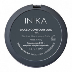 Inika Organic Baked Contour Duo Kompaktais kontūrēšanas līdzeklis Almond