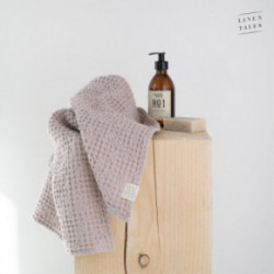 Linen Tales Powder Linen & Cotton Honeycomb Waffle Towel Vannas dvielis 30x30cm