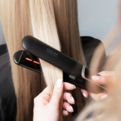 OSOM Professional Infrared Hair Straightener Matu taisnotājs ar infrasarkano starojumu ar platām plāksnēm Black