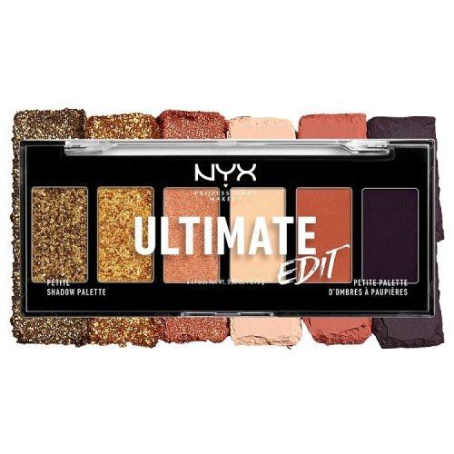 NYX Professional Makeup Ultimate Edit Petite Shadow Palette Acu ēnu palete Warm neutrals