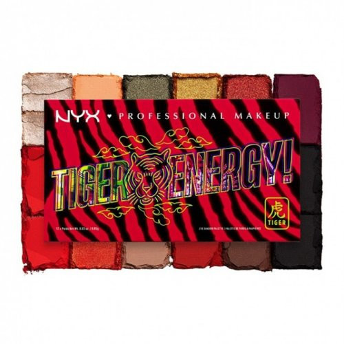 NYX Professional Makeup Tiger Energy! Eye Shadow Palette Acu ēnu palete 12x0.85g