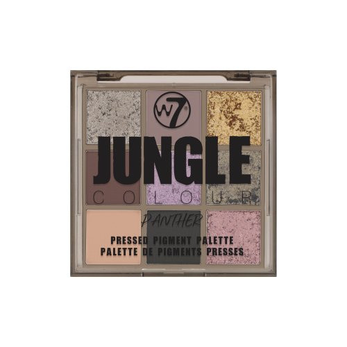 W7 Cosmetics Jungle Colour Pressed Pigment Palette Acu ēnu palete Crocodile