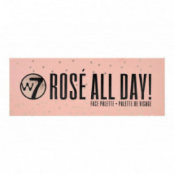 W7 Cosmetics Rosé All Day Palette Daudzfunkcionāla palete sejai 1gab.