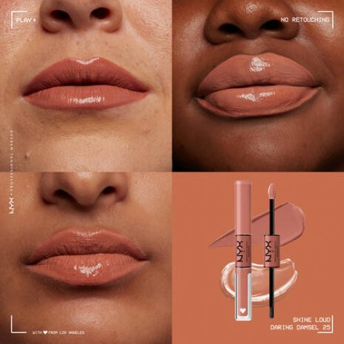NYX Professional Makeup Shine Loud Lip Shine Spīdīga lūpu krāsa 3.4ml