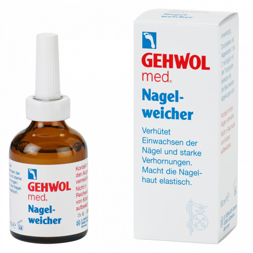 Gehwol Med Nail Softenerer Tincture Šķīdums ieaugušu nagu, sacietējumu, varžaču mīkstināšanaimed 15 ml