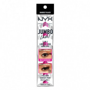 NYX Professional Makeup	 Jumbo Lash! 2-in-1 Liner & Lash Adhesive Acu laineris-līme 1ml