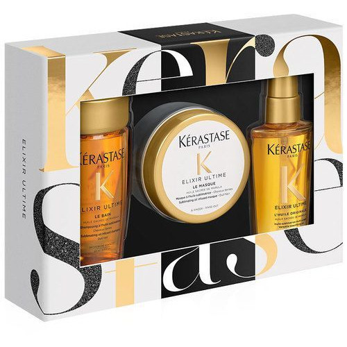 Kérastase Elixir Ultimate Holiday Kit Ziemassvētku komplekts 80ml+75ml+50ml