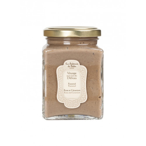 La Sultane De Saba Rassoul Rose and Geranium Ziepes 300g