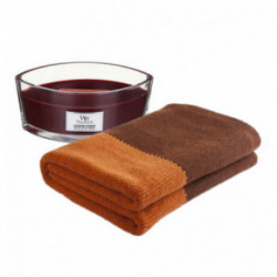 KlipShop Natural Style Pleda un Woodwick sveces komplekts Humidor 