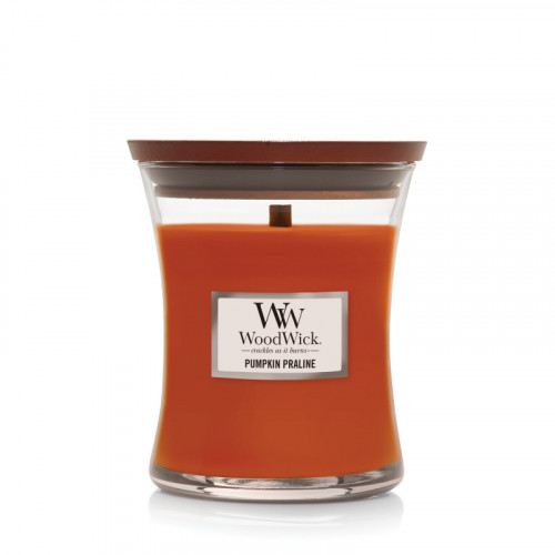 WoodWick Pumpkin Praline Svece Heartwick