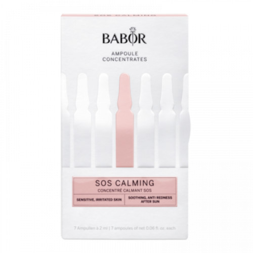 Babor SOS Calming Ampoule Concentrate Nomierinošās ampulas 7x2ml