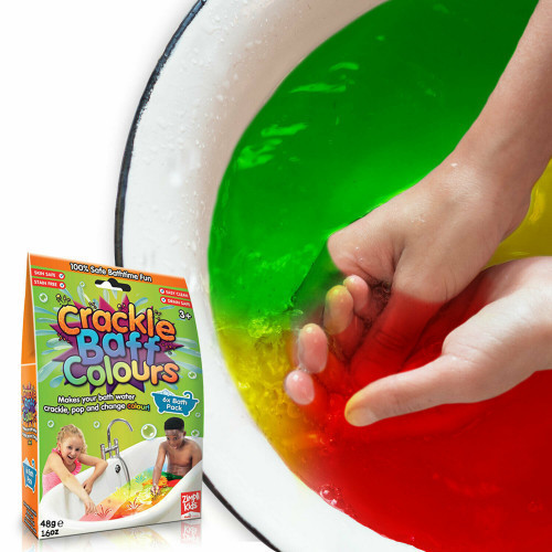 Zimpli Kids CRACKLE BAFF Colours Kristālu komplekts vannai dažādās krāsās 6gab