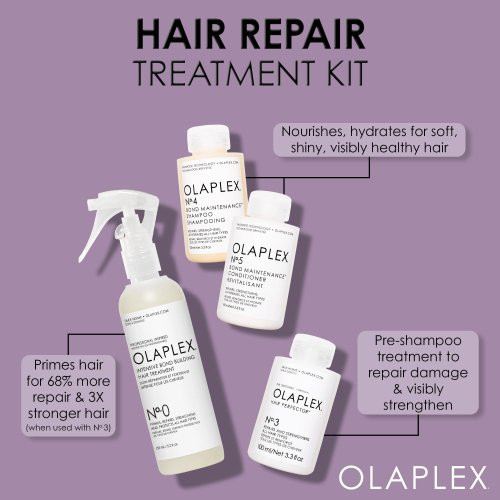 Olaplex Hair Repair Treatment Kit Matu kopšanas komplekts 155ml+100ml+100ml+100ml