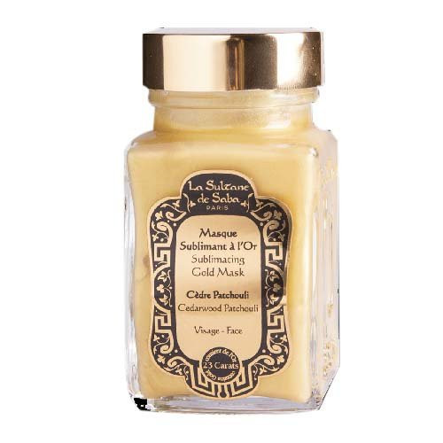 La Sultane De Saba Cedarwood Patchouli Sublimating Gold Face Mask Sublimācijas zelta sejas maska 100ml