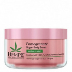 Hempz Pomegranate Herbal Sugar Body Scrub Ķermeņa skrubis 215ml
