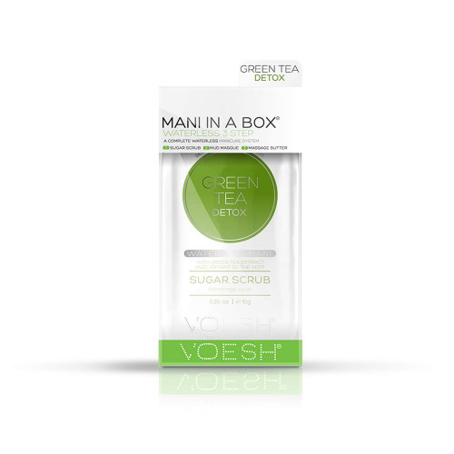 VOESH Waterless Mani In A Box 3in1 Green Tea Detox Komplekts rokām Komplekts