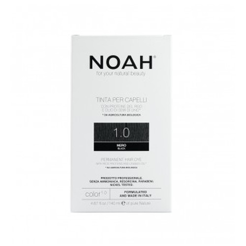 Noah Permanent Hair Dye 1.0 Ilgnoturīga matu krāsa Black 140ml